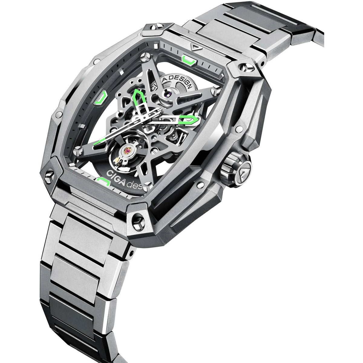 CIGA design Hunter Silver Z035-SS01-W1S