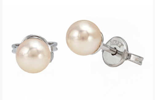Bibigi Gold Freshwater Pearl Earrings ORH4.5AD3