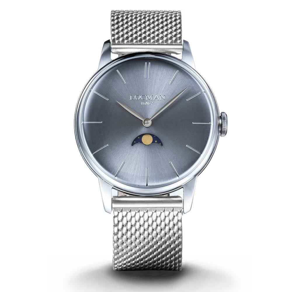 Orologio Locman 1960 Fasi Lunari 0256A07A-00GYNKB0 � Gioielleria Rosaspina