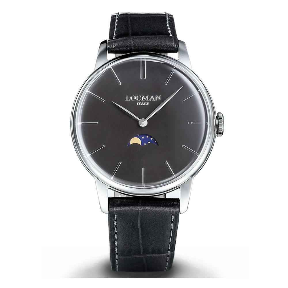 Locman 1960 Moon Phase Watch 0256A01A 00BKNKPK Gioielleria Rosaspina