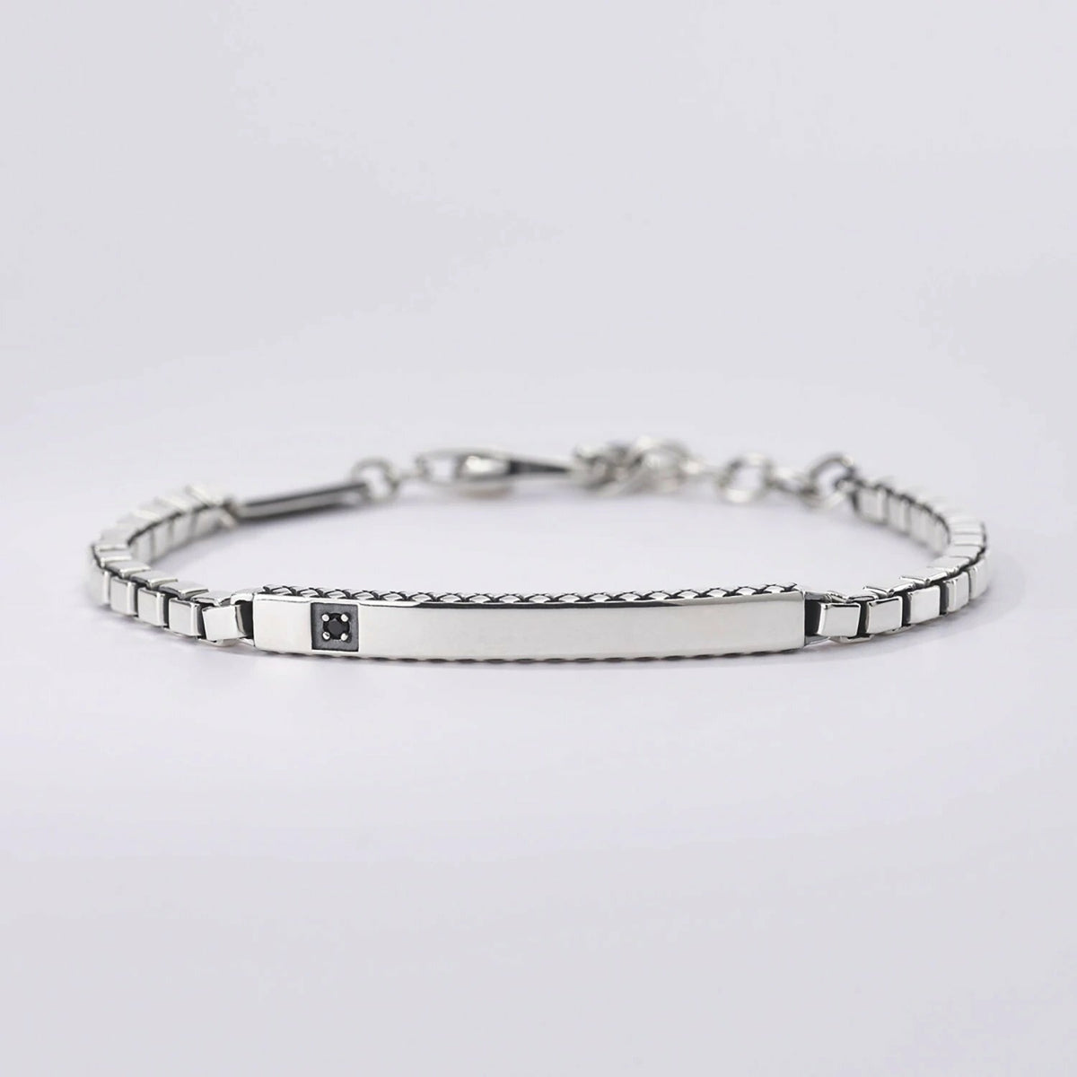 Men's silver bracelet Mabina Gioielli 533419