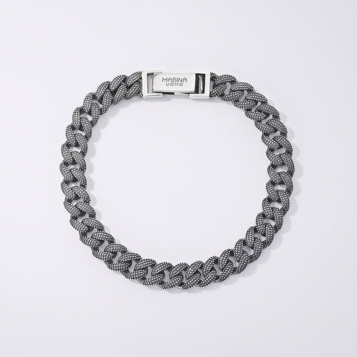 Men's silver bracelet Mabina Gioielli 533422-L