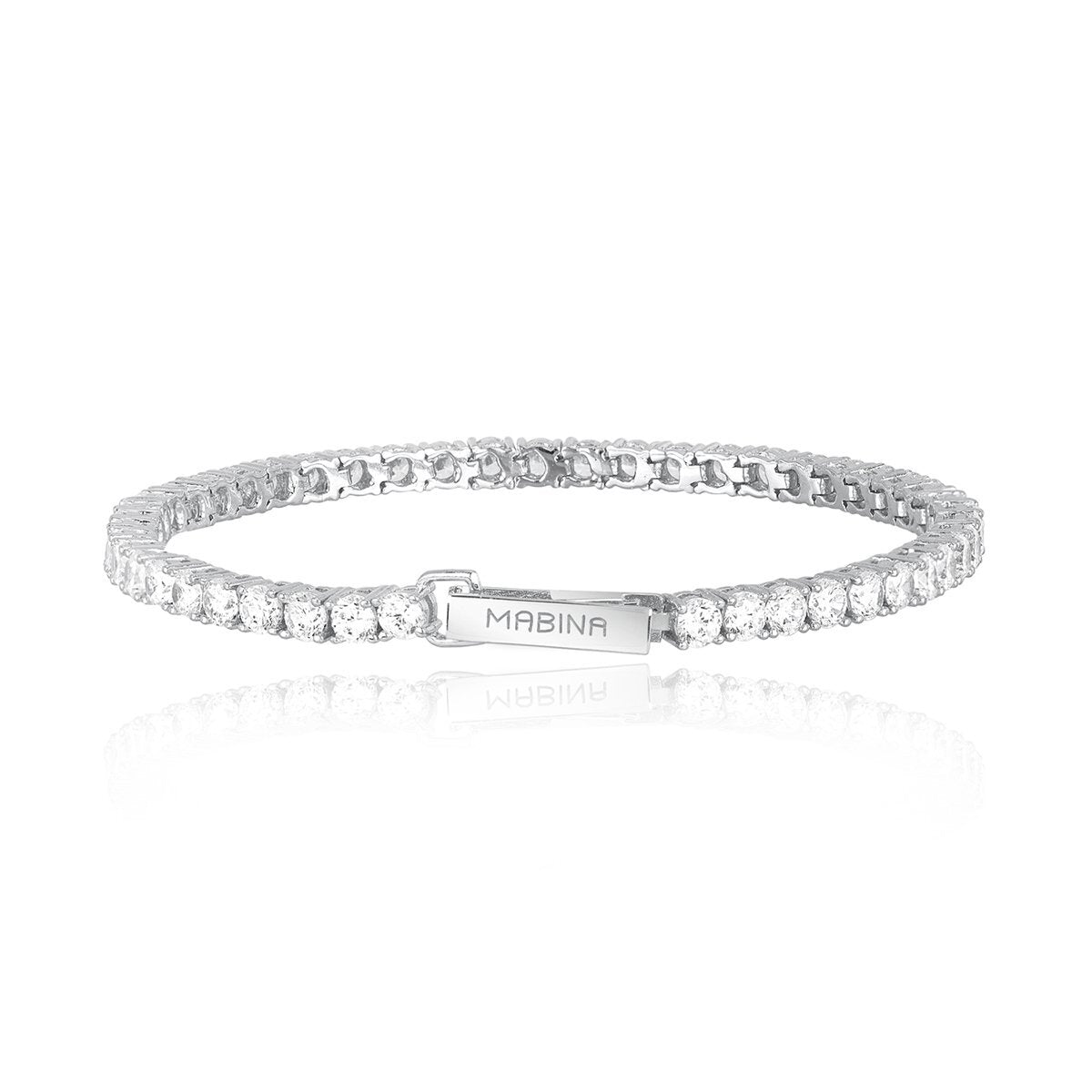 Mabina tennis bracelet Silver 533020/M