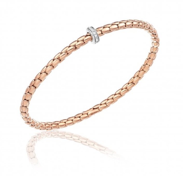 Chimento rose gold bracelet with diamonds 1B00953B1T180
