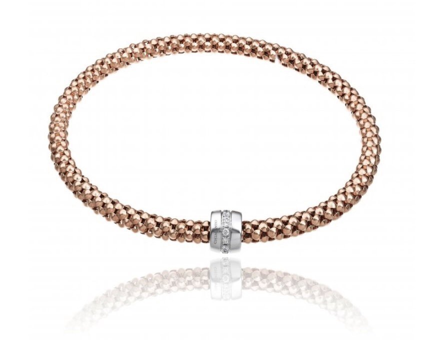 Chimento rose gold bracelet with diamonds 1B03645B16180