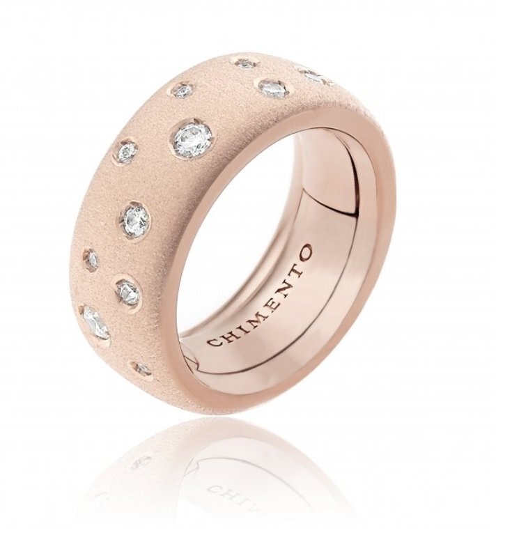 Chimento Rose gold ring with Diamonds 1AU0109SB6170
