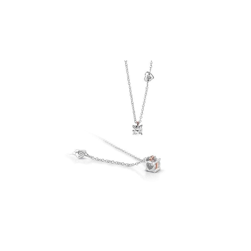 Necklace in white gold with diamonds ct. 0.25 SALVINI 20074782