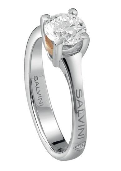 White gold ring with diamonds ct. 0.10 SALVINI 20074770