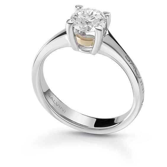 White gold ring with diamonds SALVINI 20074771