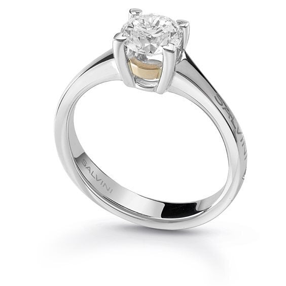 White gold ring with diamonds ct. 0.15 SALVINI 20074771
