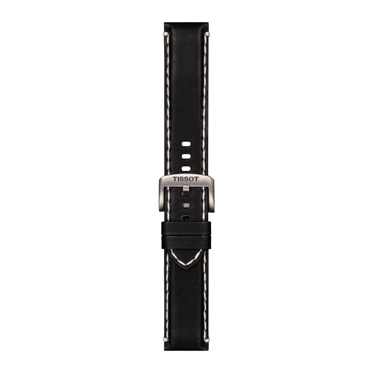 Official Tissot BLACK LEATHER strap ANSA 22 MM T852044982