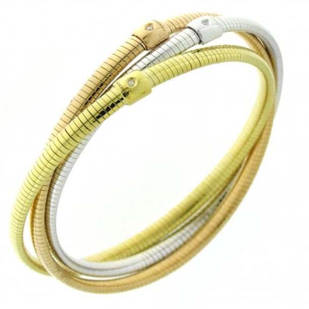 Chimento tricolor gold and diamond bracelet 1B02093ZB3180