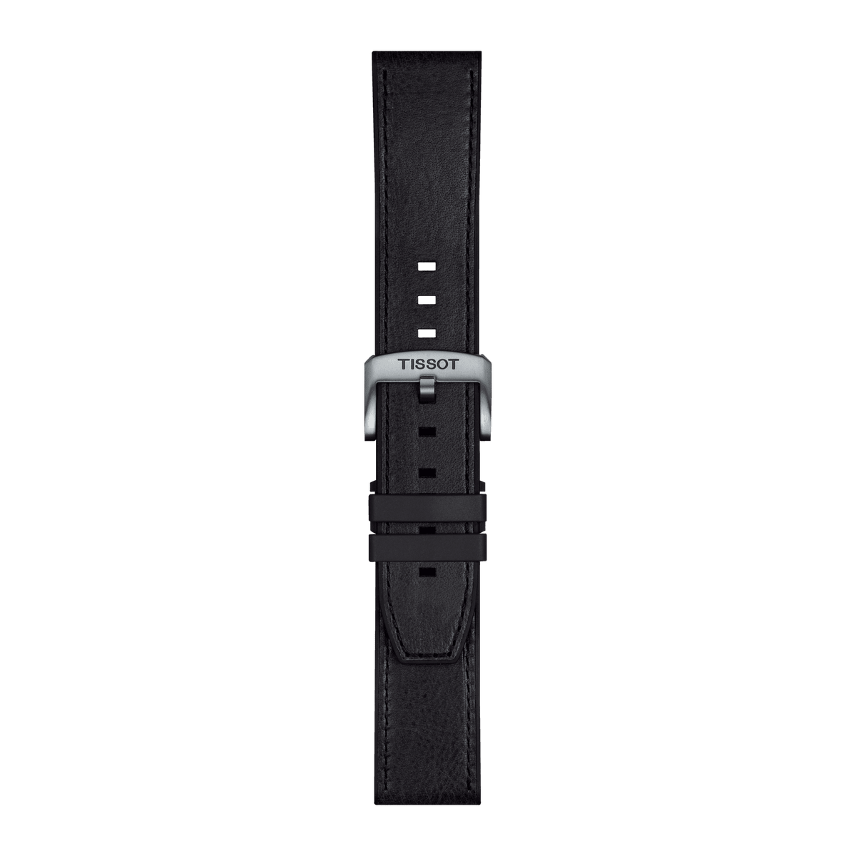 Official Tissot BLACK LEATHER strap ANSA 23 MM T852047779